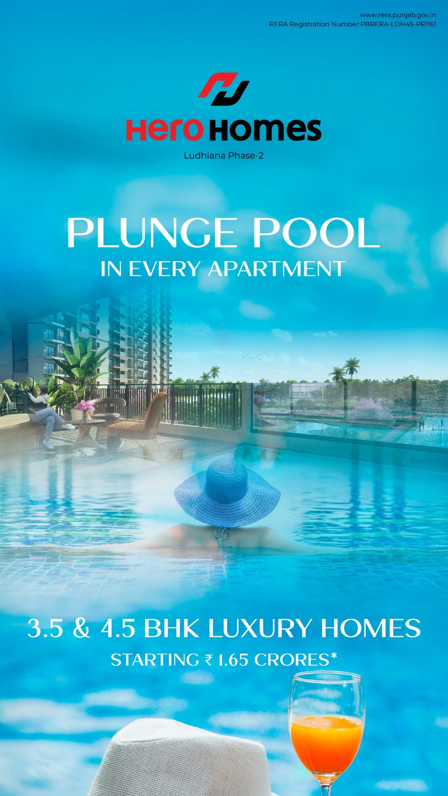 Flat For sale in Hero home  3BHK