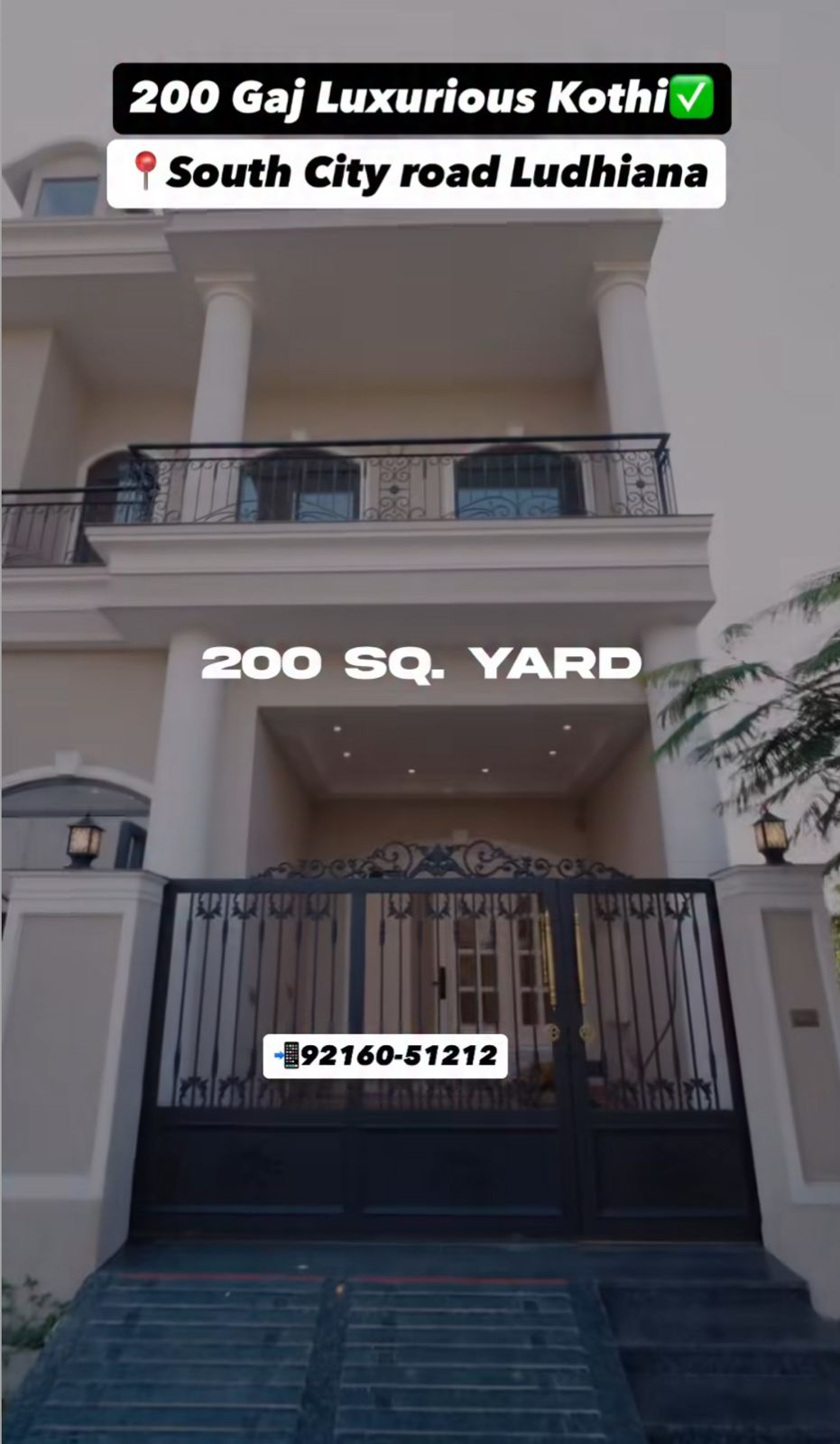 200 gaj kothi luxury kothi for sale in ludhiana