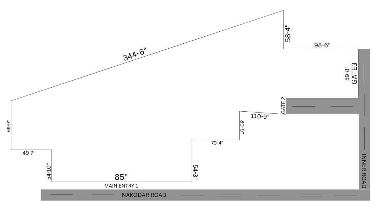 5296 gaj plot for sale in jalandhar nakodar highway